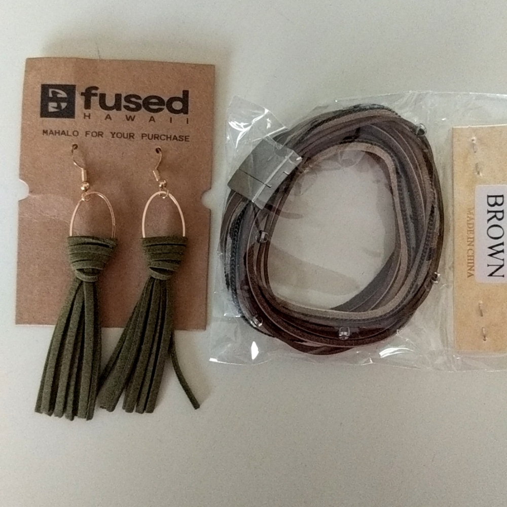 Boho Leather Jewelry Bundle NWT!